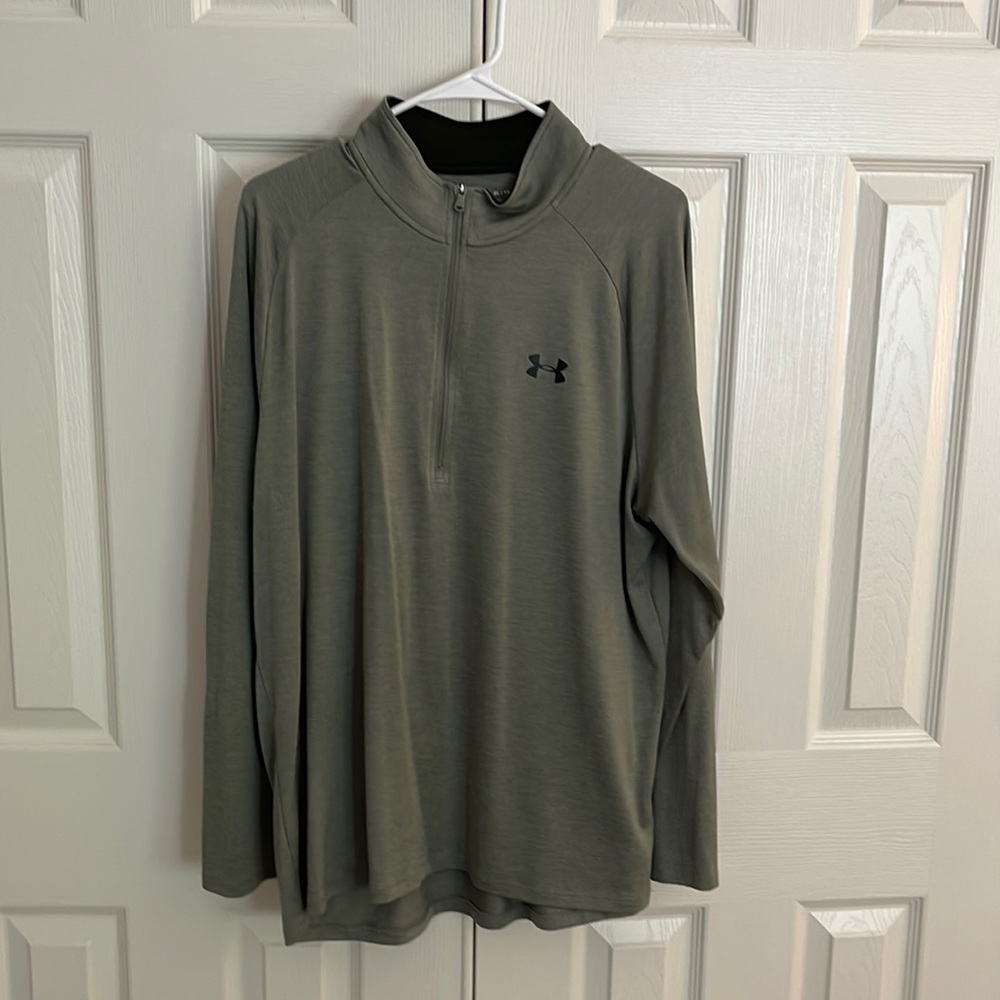 Under Armour lightweight army green.